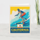 Recherche de californie vintage vœux cartes Rétro