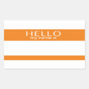 Recherche de coutume rectangles autocollants Blanc