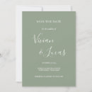 Recherche de sage green wedding save the dates Vert