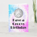 Recherche de boule disco vœux cartes Parti