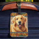 Recherche de golden retriever bagages étiquettes Récupérateur d'or