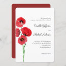 Recherche de coquelicot mariage invitations Fleur