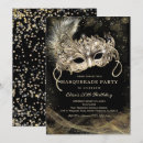 Recherche de de mascarade invitations Noir