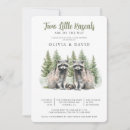 Recherche de raccoon invitations Aquarelle