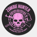 Recherche de vivant mort autocollants Zombies