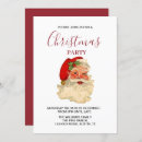 Recherche de vintage santa claus invitations Aquarelle