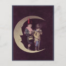 Recherche de lune vintage cartes postales Enfants