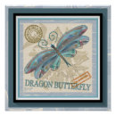 Recherche de libellules posters Vintage