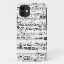 Recherche de feuille de musique iphone coques Blanc