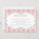 Recherche de damask bridal shower invitations Classique