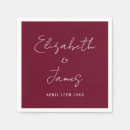 Recherche de burgundy mariage serviettes Rouge bordeaux