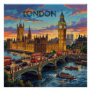 Recherche de londres art Vintage