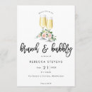 Recherche de brunch et pétillant invitations Typographie
