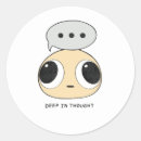 Recherche de le penseur autocollants Intelligent