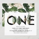 Recherche de feuille tropical invitations Boho