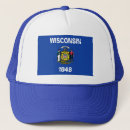 Recherche de le wisconsin casquettes Drapeau