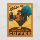 Recherche de coq cartes postales café