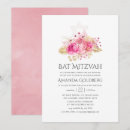 Recherche de pink bar bat mitzvah invitations Scintille