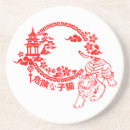 Recherche de kanji japonais dessous de verres Oriental