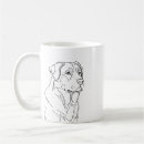 Recherche de chien blanc tasses Abstrait