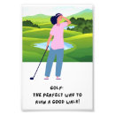 Recherche de terrain de golf posters Drôle