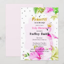 Recherche de flamant tropical invitations Rose et or