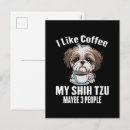Recherche de tzus de shih cartes postales Amour