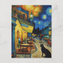 Recherche de chat paris cartes postales Café