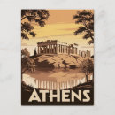 Recherche de paysage grec cartes postales Parthénon