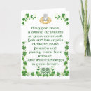 Recherche de shamrock vœux cartes Jour saint patricks