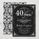 Recherche de damassé invitations Vintage