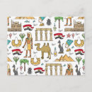 Recherche de symboles égyptiens cartes postales Égyptienne