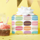 Recherche de macarons papier cadeau Motif