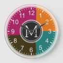 Recherche de geometric horloges Colorful