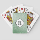 Recherche de mer jeux de cartes Monogramme