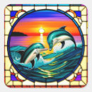 Recherche de coucher du soleil de dauphin autocollants Pour tous