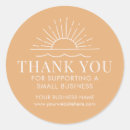 Recherche de soleil orange autocollants Minimaliste