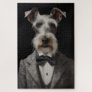 Recherche de schnauzer puzzles Gris