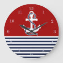 Recherche de bleue et blanche horloges Ancre