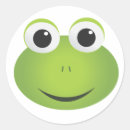 Recherche de petite grenouille autocollants Vert