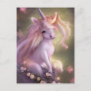 Recherche de licorne de bébé cartes postales Mignon
