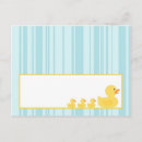 Recherche de canard en caoutchouc jaune cartes postales Bleu