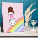 Recherche de cute plaques Illustration