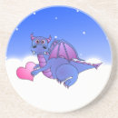 Recherche de dragon bleu dessous de verres Imaginaire