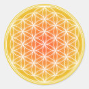 Recherche de amour et harmonie autocollants Mandala