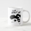 Recherche de chat noir et blanc tasses Meow