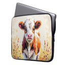 Recherche de vache mignonne ordinateurs portables protections Illustration