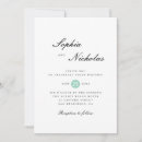 Recherche de turquoise noir mariage invitations Simple