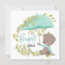 Recherche de parapluie cartes baby shower invitations Mignon