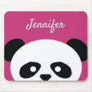 Recherche de panda kawaii tapis souris Rose